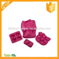 BPA libre aprobado por la FDA Silicona Chocolate Candy moldes Fondant Hacer Pan